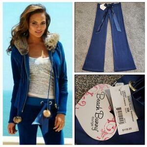 NWT Beach Bunny Lounge Low Rise Flare Pants